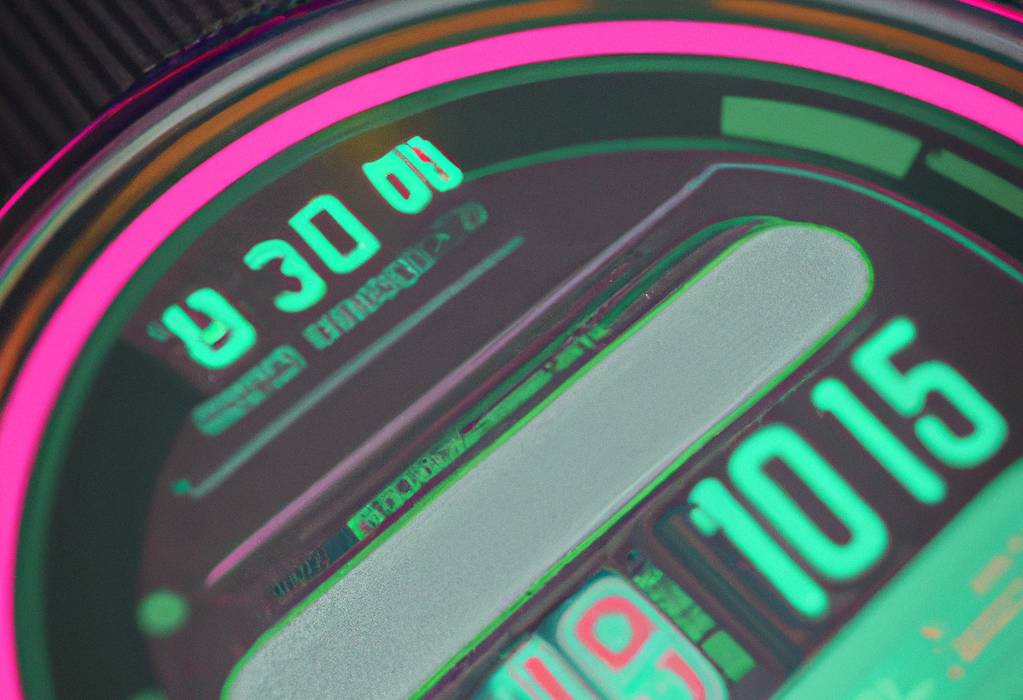 Smartwatch display illustration